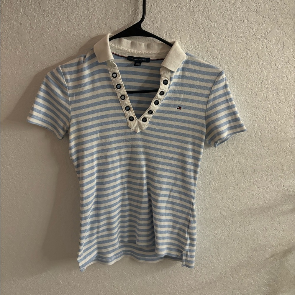 Blue Tommy Hilfiger polo shirt, size XS